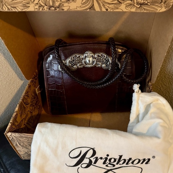 Brighton Handbags - Brighton Chocolate Chantilly Brown Leather Handbag